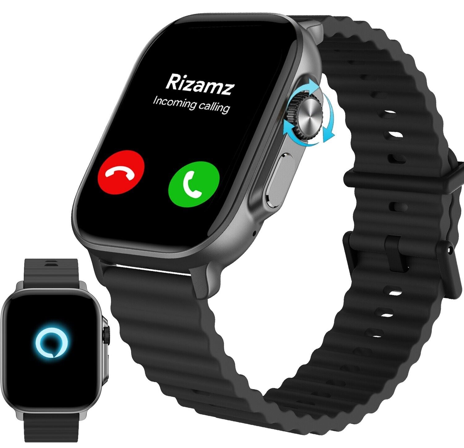 Revolutionary Alexa Smart Watch for Men - Make Calls & Track Fitness on Android & iOS! - Jeyzz'Store