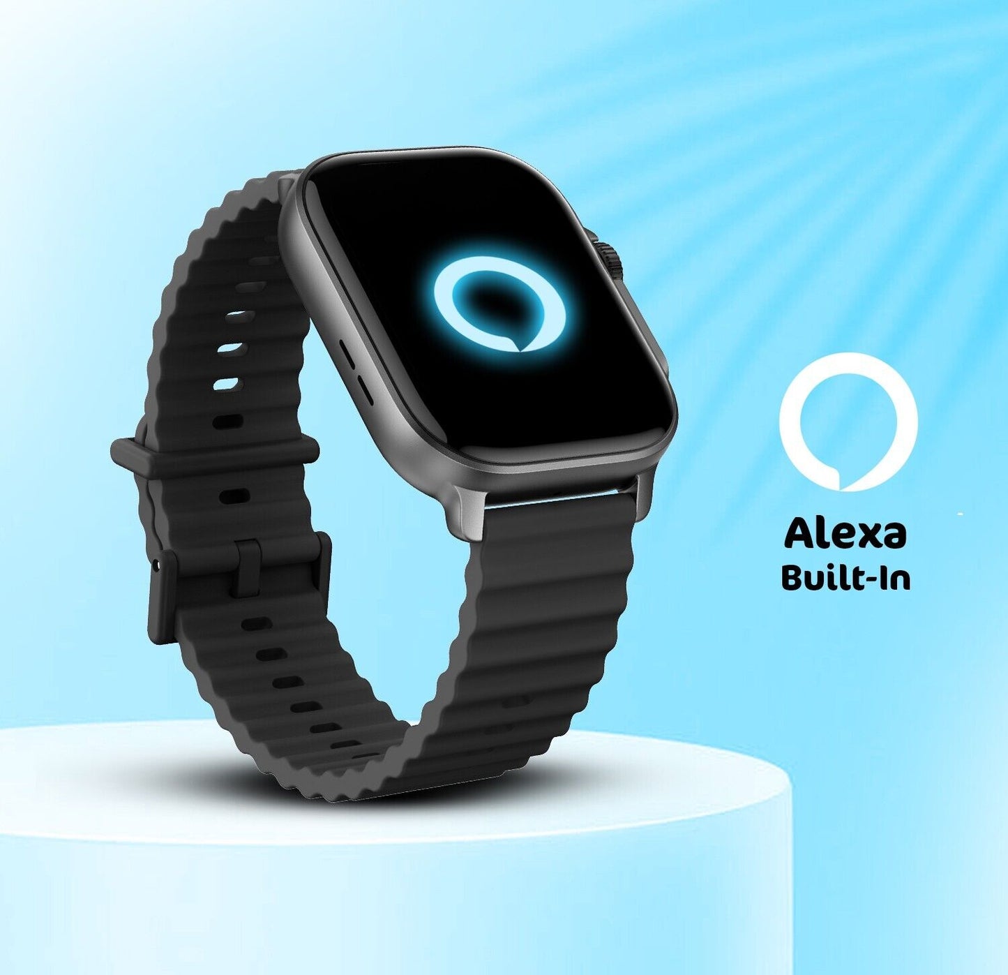 Revolutionary Alexa Smart Watch for Men - Make Calls & Track Fitness on Android & iOS! - Jeyzz'Store
